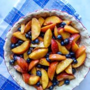 Peach Blueberry Pie