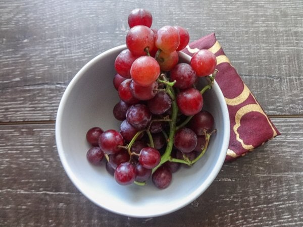 Fresh, seasonal grapes