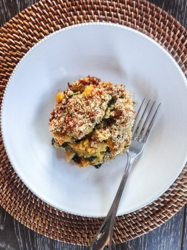 Butternut Mac N' Cheese with Bacon Breadcrumbs