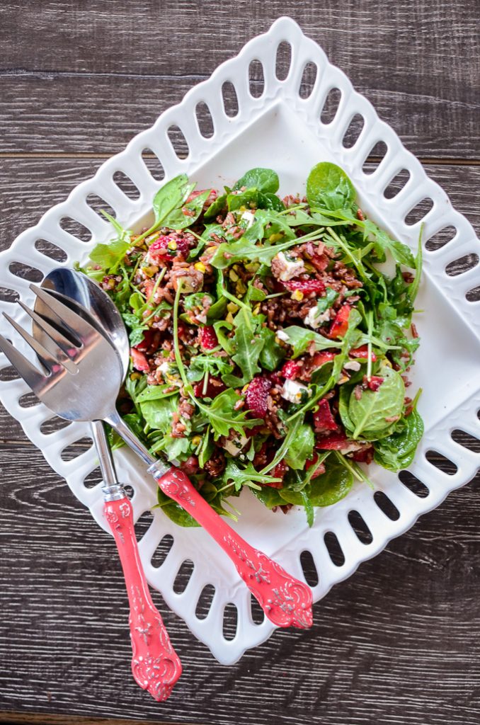 Strawberry Wild Rice Salad