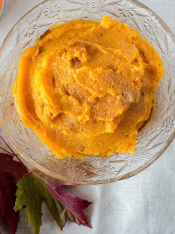 Maple Whipped Butternut Squash is a simple and satisfying side dish that requires minimal prep work but provides lots of flavor and comfort! SIMPLE to make and so good for you!