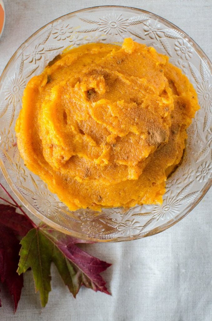 Maple Whipped Butternut Squash is a simple and satisfying side dish that requires minimal prep work but provides lots of flavor and comfort! SIMPLE to make and so good for you!
