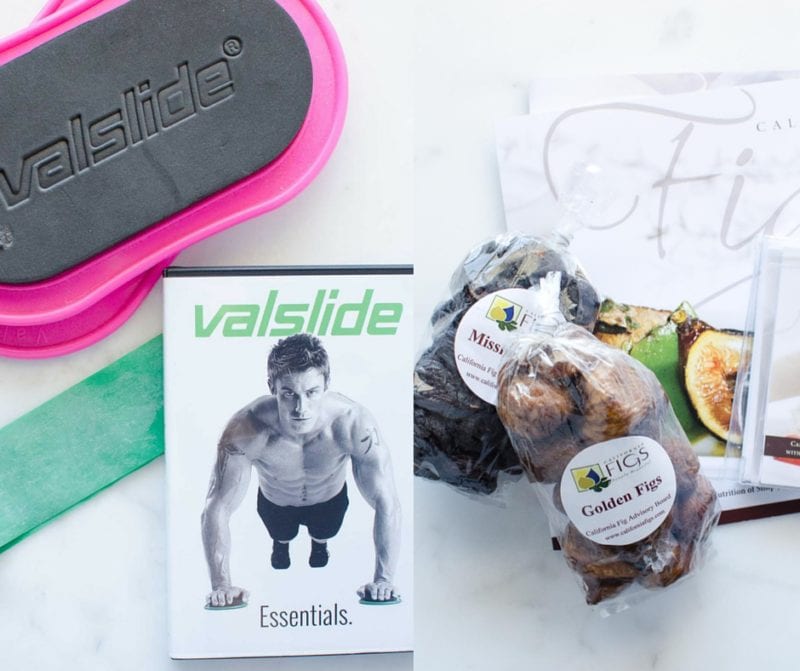 Prizes from the California Fig and Fitness Package