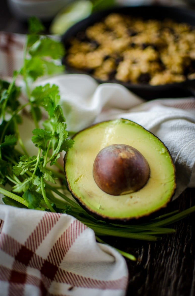 You can't forget the avocado and cilantro for toppings anytime you have a taco night!