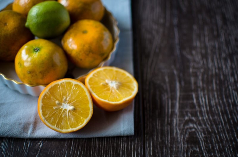 Adding a spritz of citrus to a finished dish can trick your tastebuds into thinking the food tastes saltier. Try it!