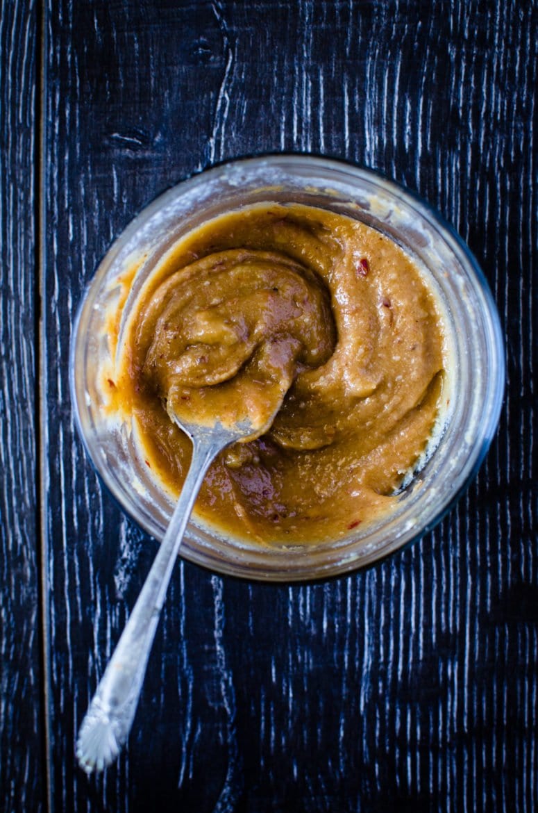 Creamy Miso Tahini Sauce is a powerful fusion of Middle Eastern and Asian flavors and is sure to be your new favorite condiment!