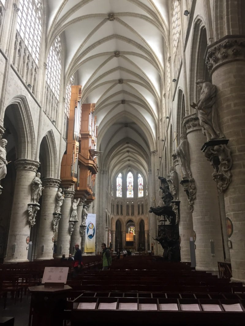 St. Michael's cathedral in Brussels