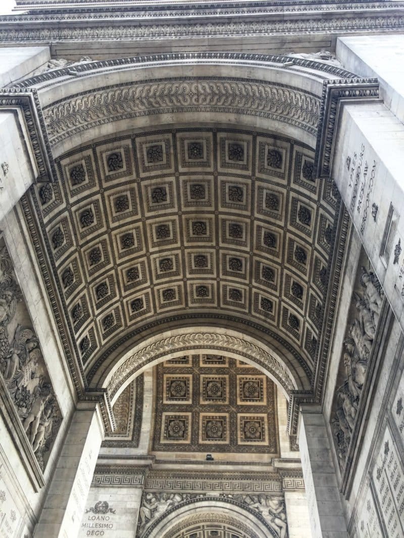 Arc de Triomphe in Paris, France