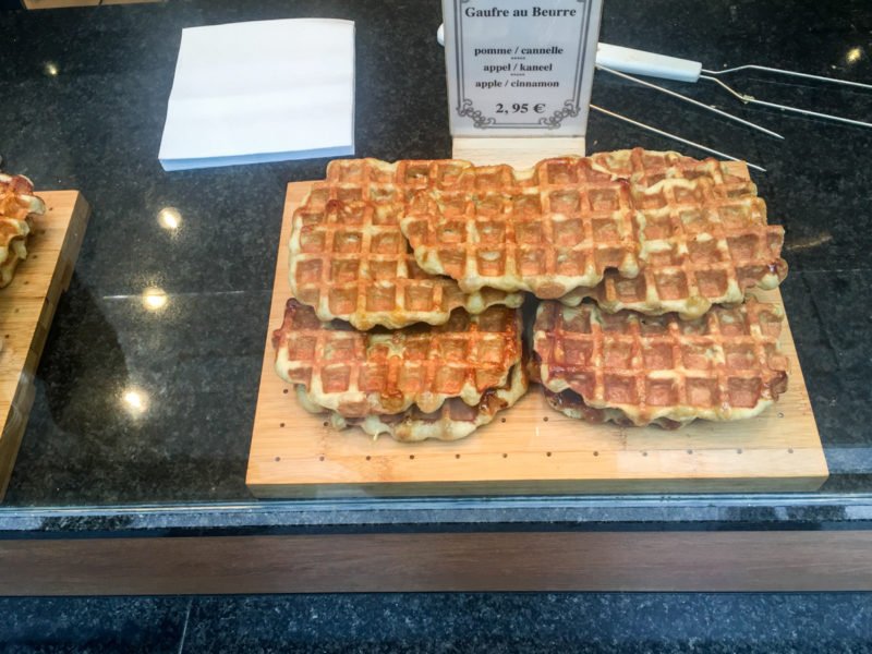 Belgian waffles in Brussels, Belgium