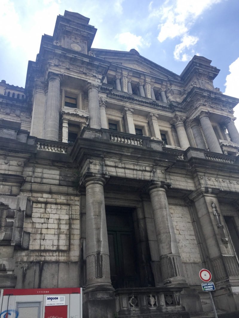 The old historic government building in Brussels, Belgium