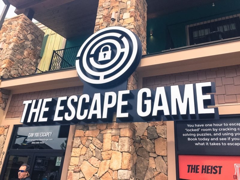 Getting ready to do the Prison Break course of the Escape Game in Pigeon Forge, TN