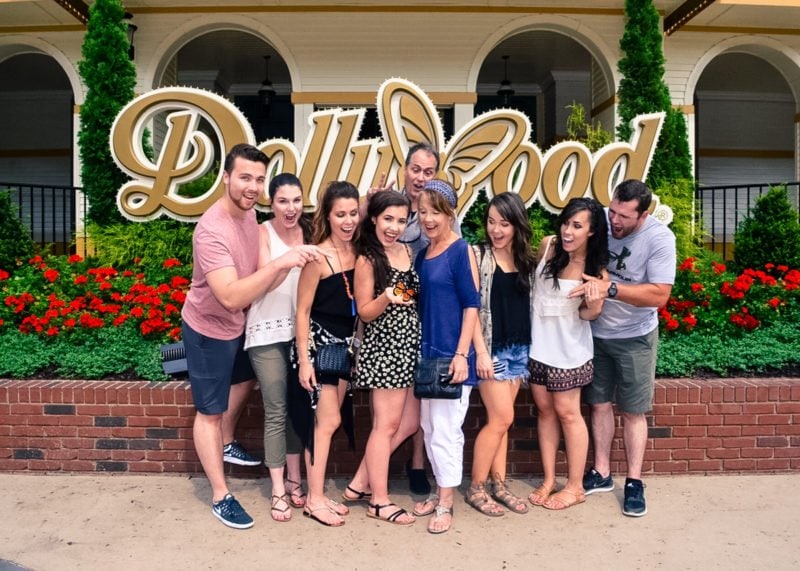 A family day at Dollywood in Pigeon Forge, TN