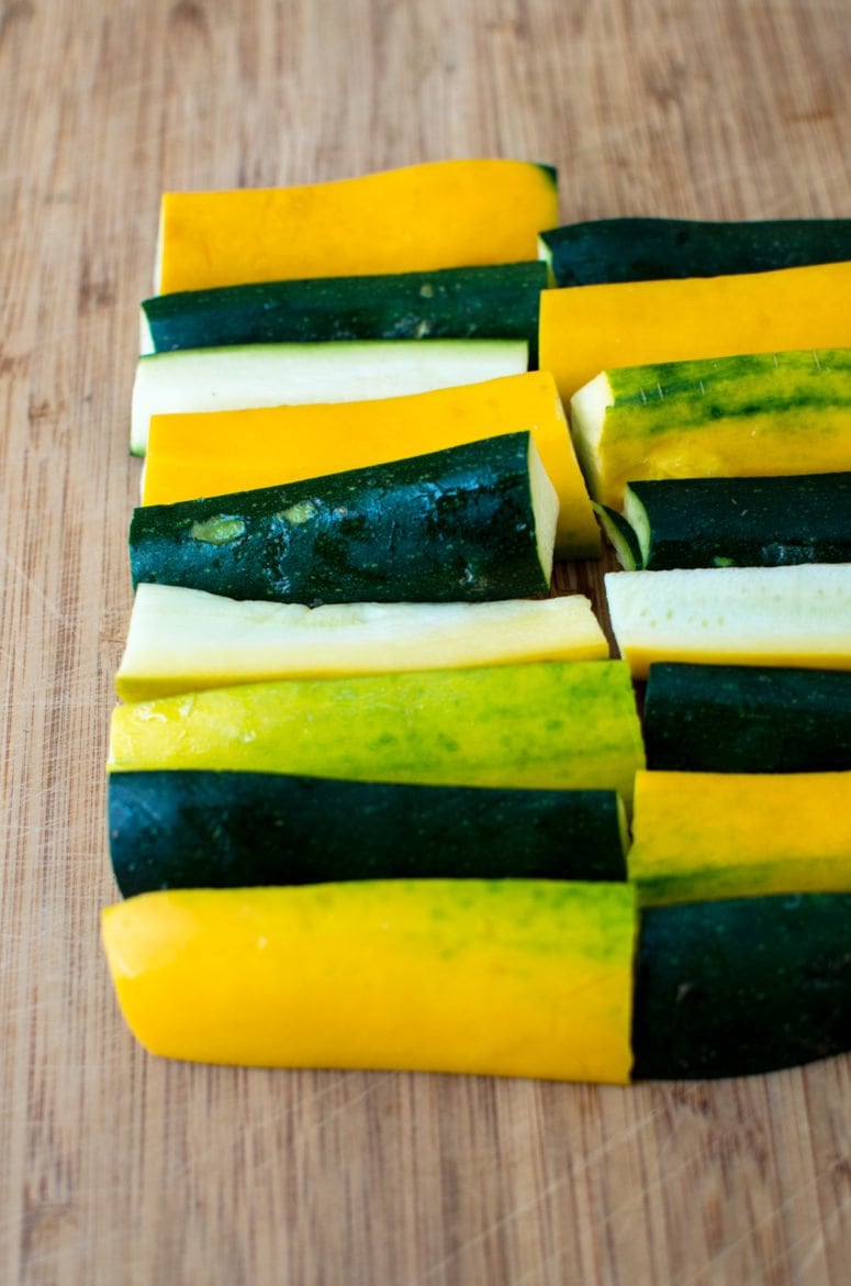 This recipe for Greek-Style Roasted Zucchini with Feta is a simple side dish that highlights summer produce and fresh herbs!