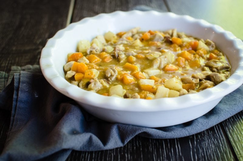 This recipe for chicken and root vegetable pot pie is the ultimate in fall comfort food. Make two and freeze one for later!