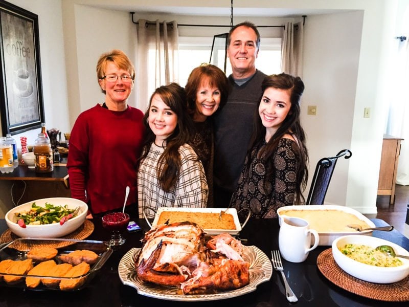 Family at Thanksgiving