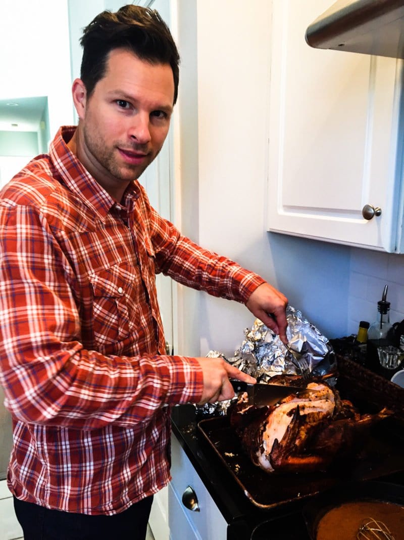 Ryan and his turkey!