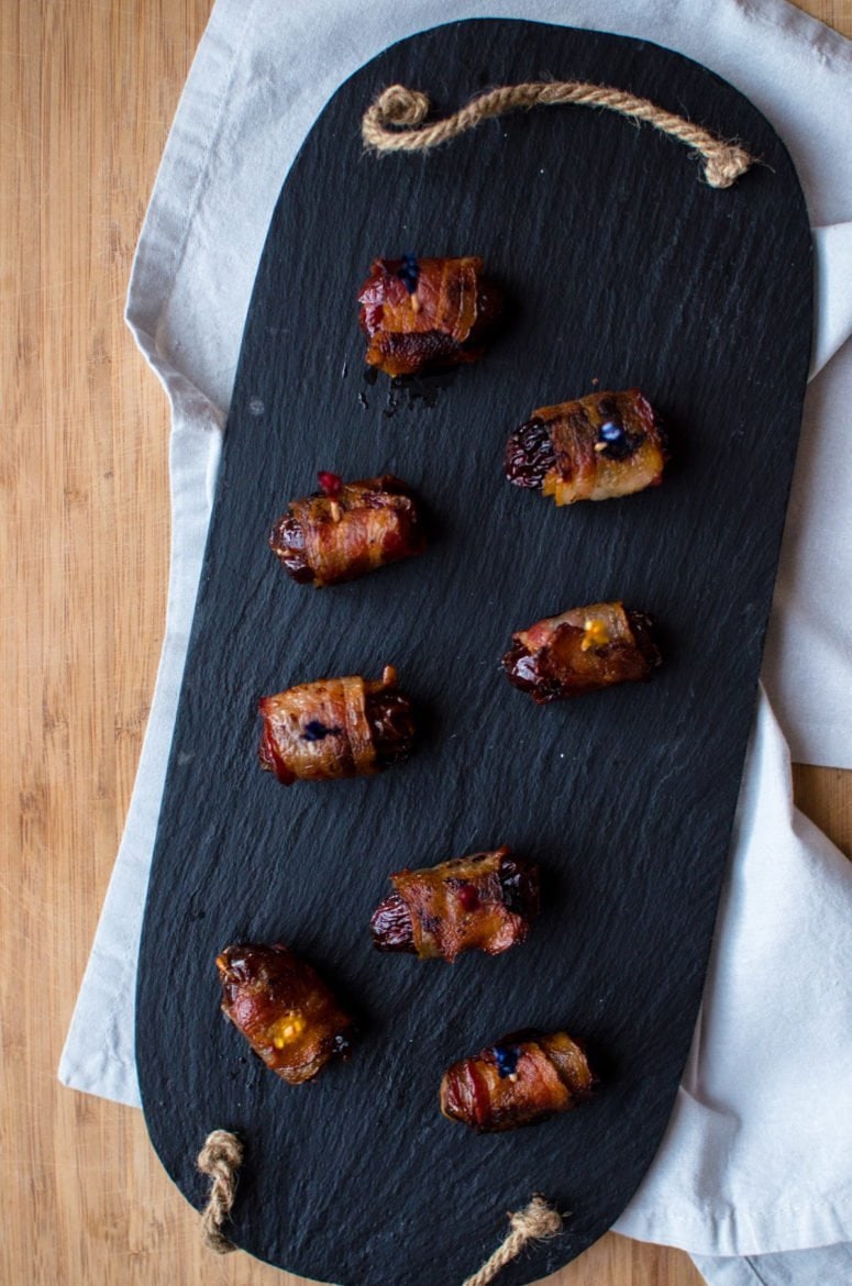Bacon Wrapped Dates are an easy, 3 ingredient recipe that is sure to be on your list of favorite party appetizer recipes!