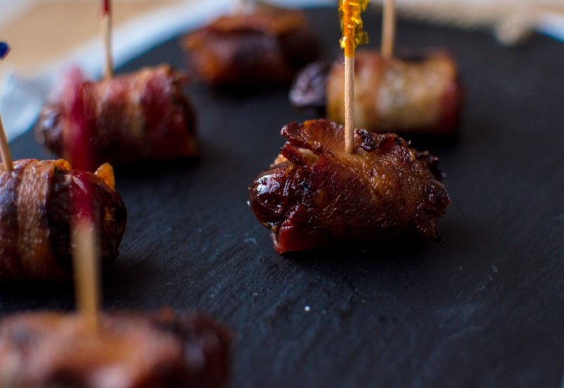 Bacon Wrapped Dates are an easy, 3 ingredient recipe that is sure to be on your list of favorite party appetizer recipes!