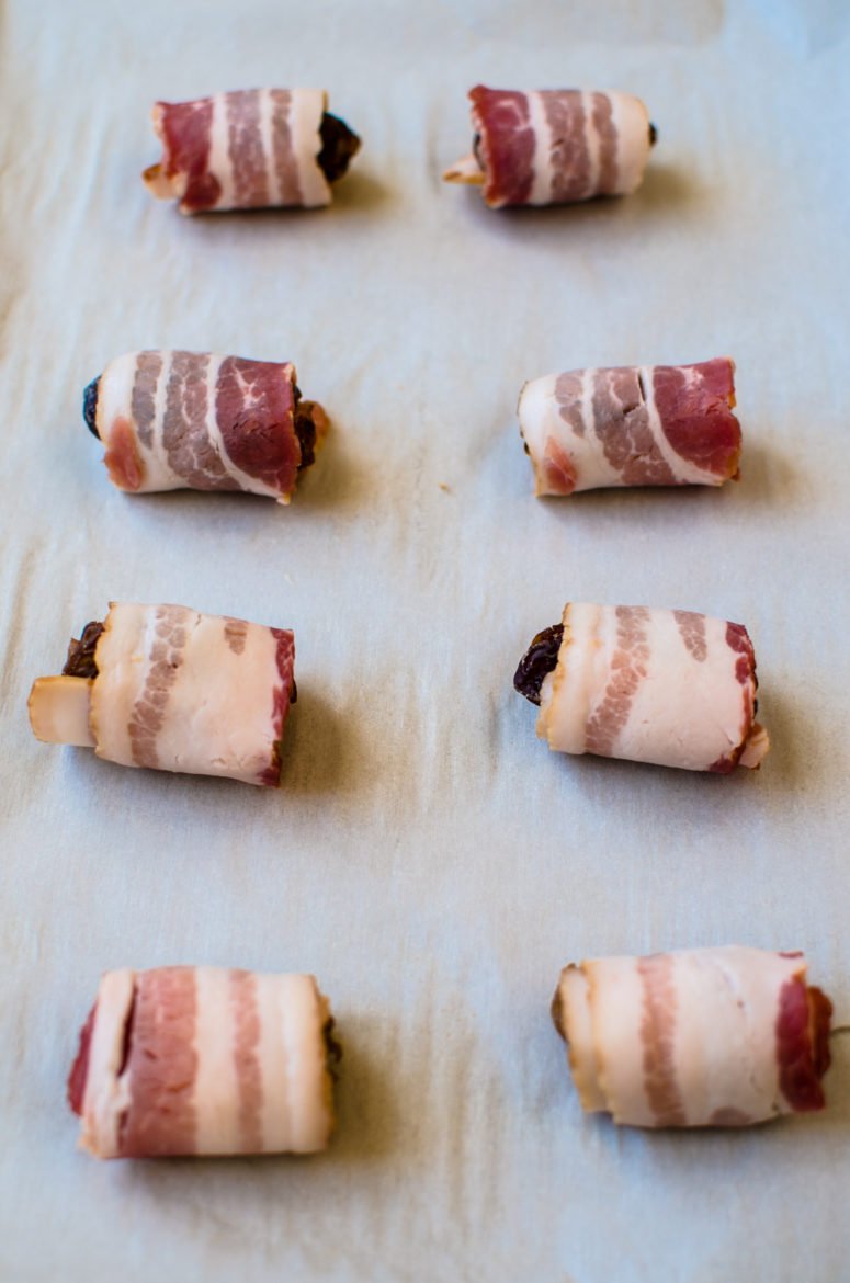 Bacon Wrapped Dates are an easy, 3 ingredient recipe that is sure to be on your list of favorite party appetizer recipes!