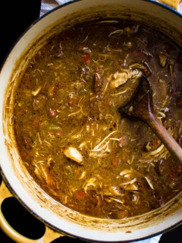 This recipe for Chicken and Sausage Gumbo is the ultimate Cajun-style comfort food. Serve it with the crispiest of roasted potatoes.