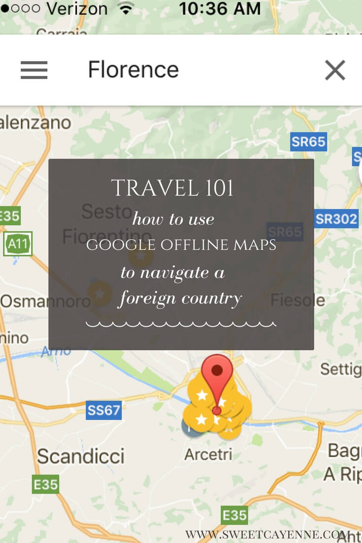 This week I’m excited to share with you a game-changing travel hack: using Google offline maps to navigate a foreign country – without using cellular data!
