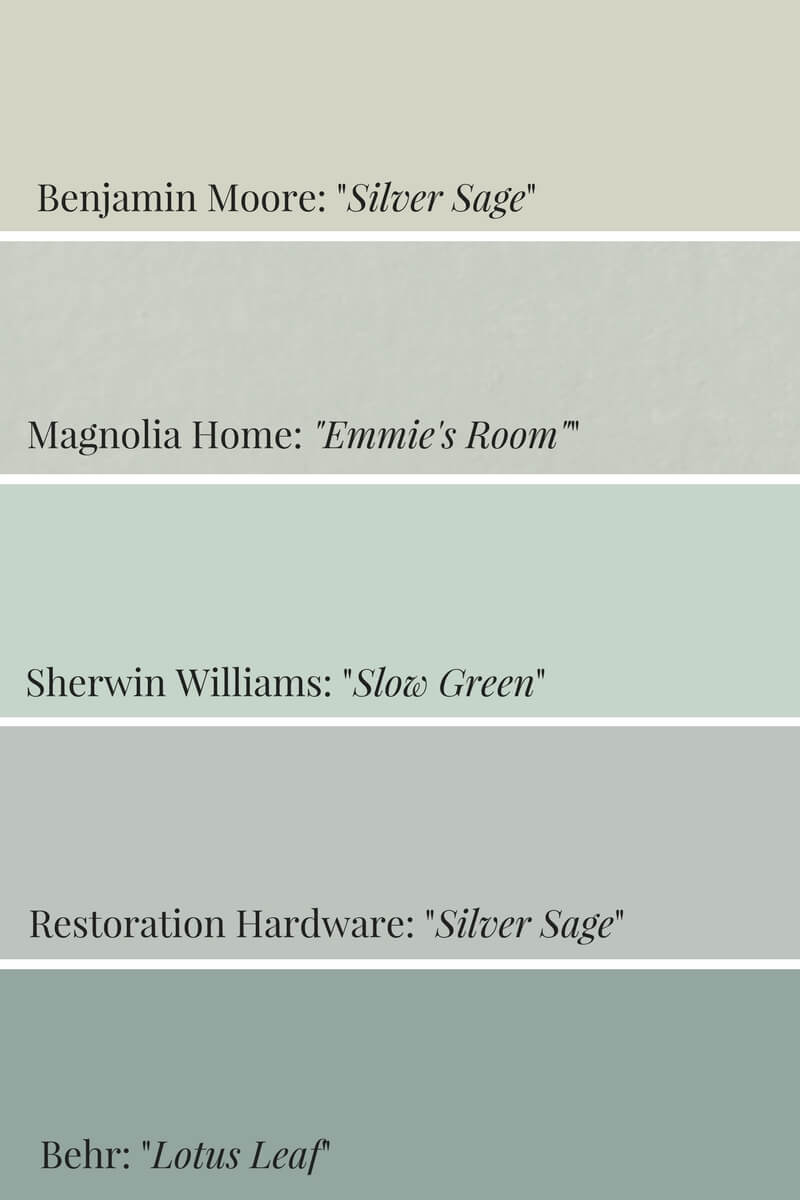 This home decor tutorial gives inspiration on how to incorporate Pinterest's 2018 color of the year, Sage Green, into your home interior design plans. Get ideas for accessories, furniture, accents, and paint colors in Sage Green!