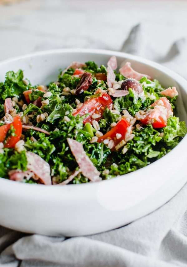 Italian Antipasto Chopped Kale Salad Sweet Cayenne