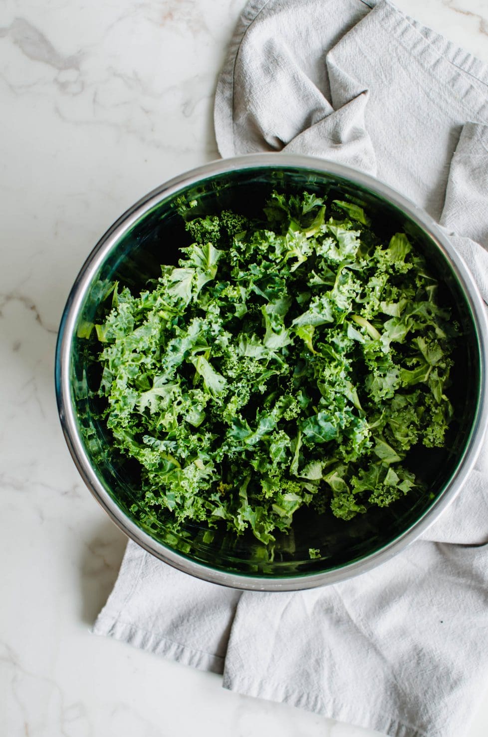 Bowl of kale.