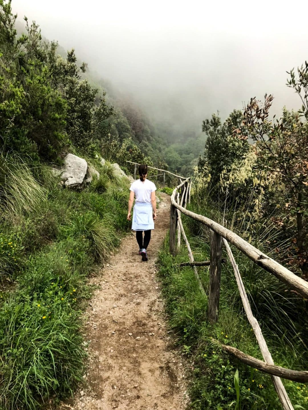 Walk of the Gods in Positano, Italy area. 