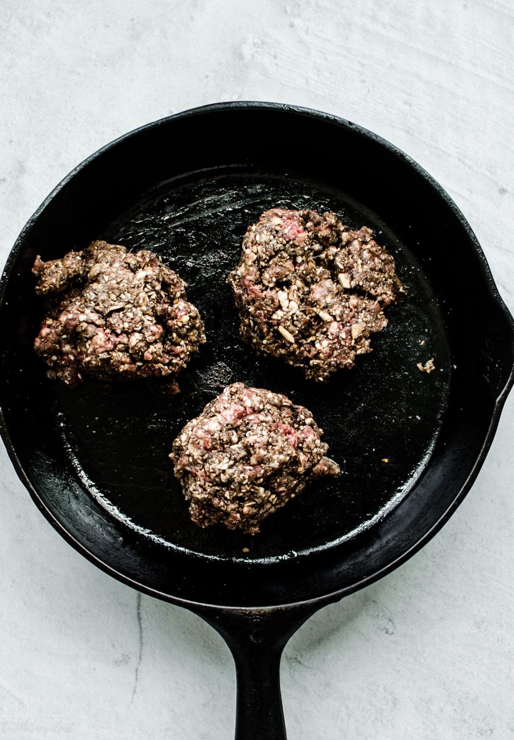 Smash Burgers In Cast Iron Skillet - Sugar and Soul