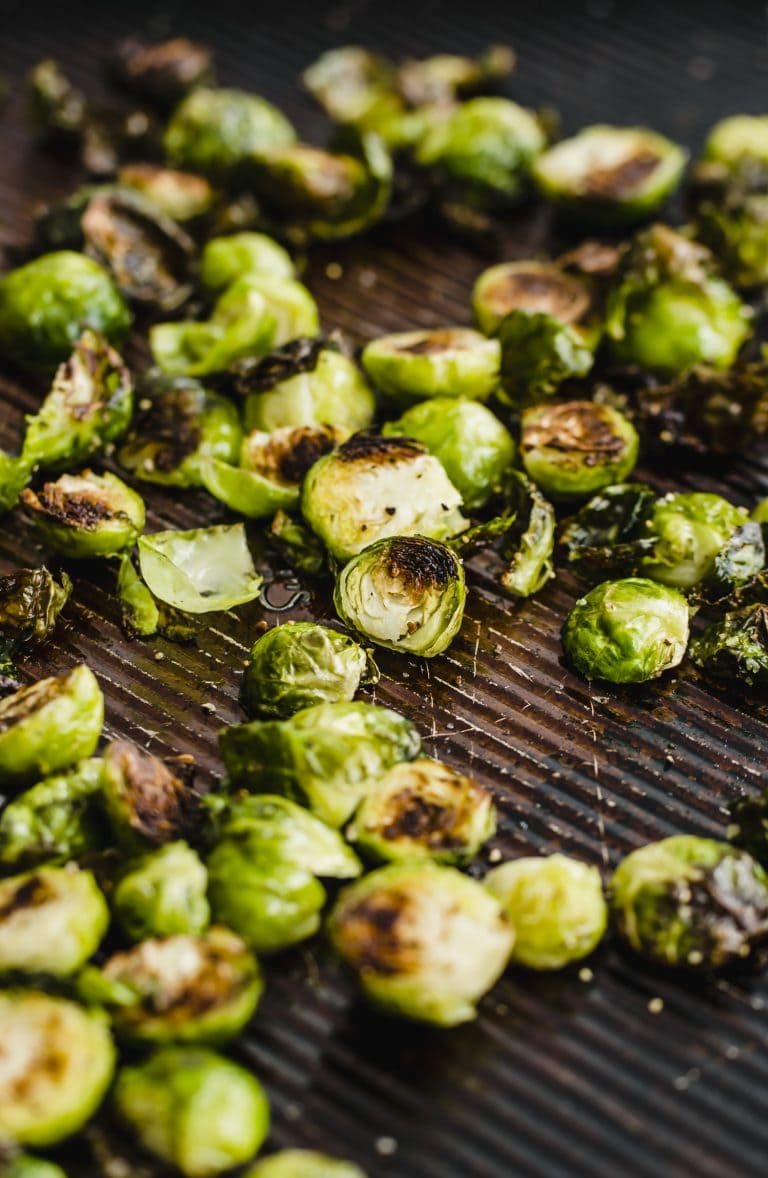 Crispy Brussels Sprouts with Parmesan and Honey Glaze Sweet Cayenne