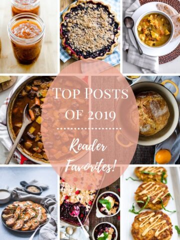 A Pinterest collage of the top posts of 2019
