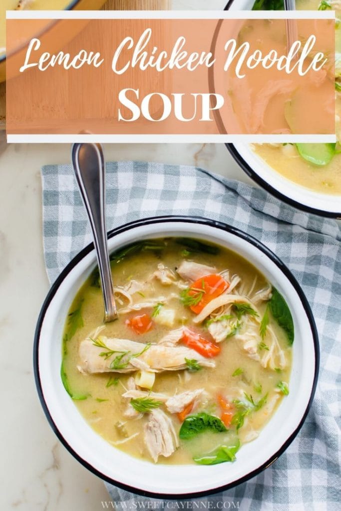 Lemony Chicken and Orzo Soup