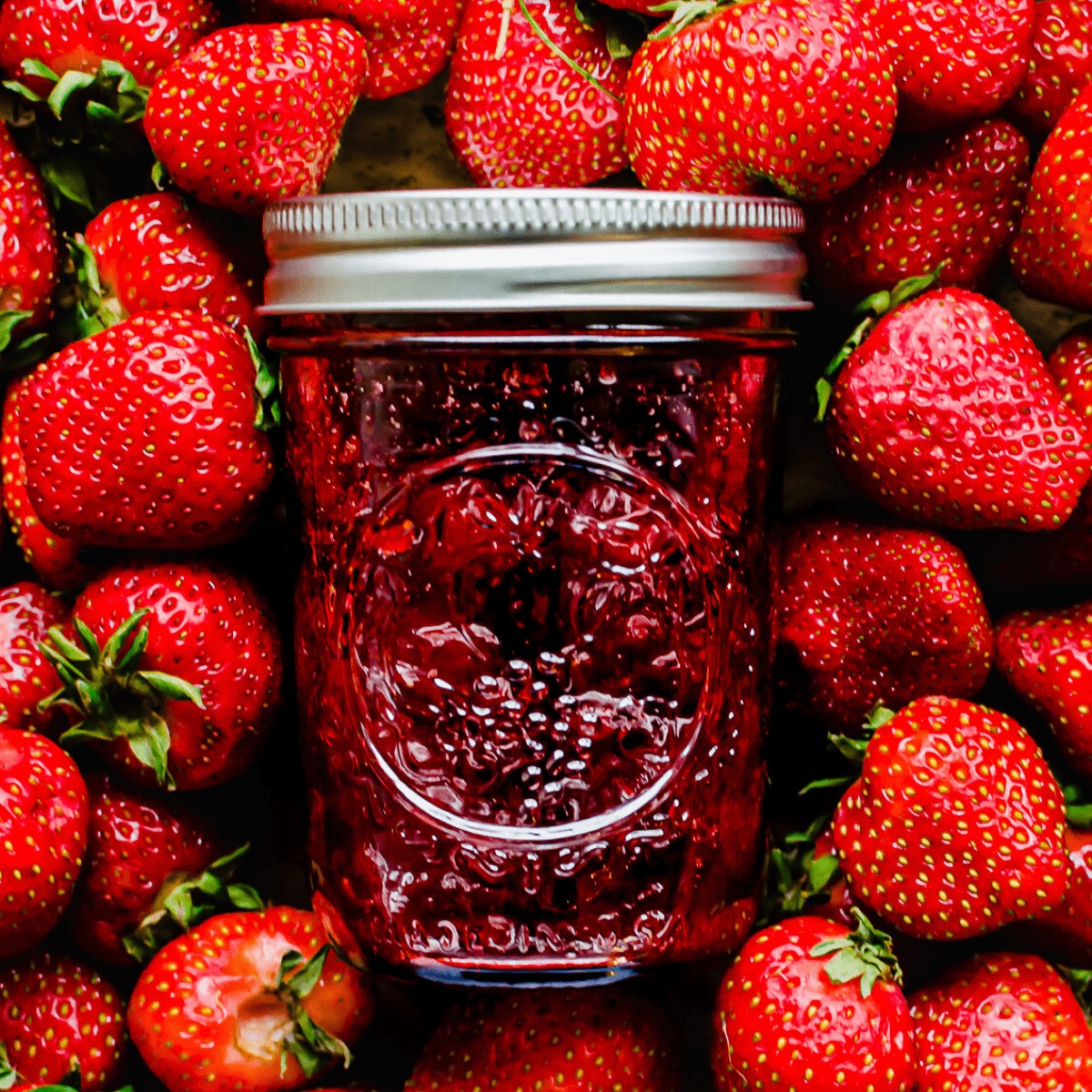 Small Batch Strawberry Jam - Lower Sugar, No Pectin with VIDEO