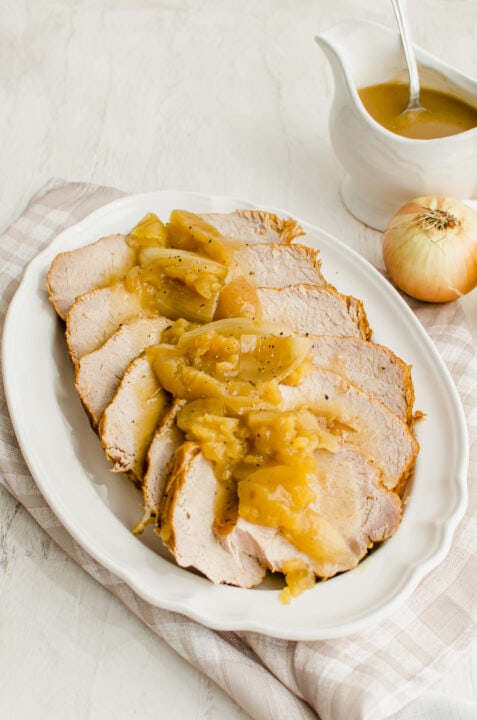 Slow Cooker Apple Cider Pork Loin Recipe | Gluten-Free, Dairy-Free