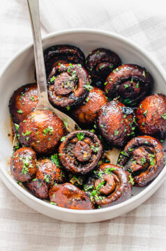 Roasted Mushrooms With Balsamic Glaze | Easy Recipe With VIDEO