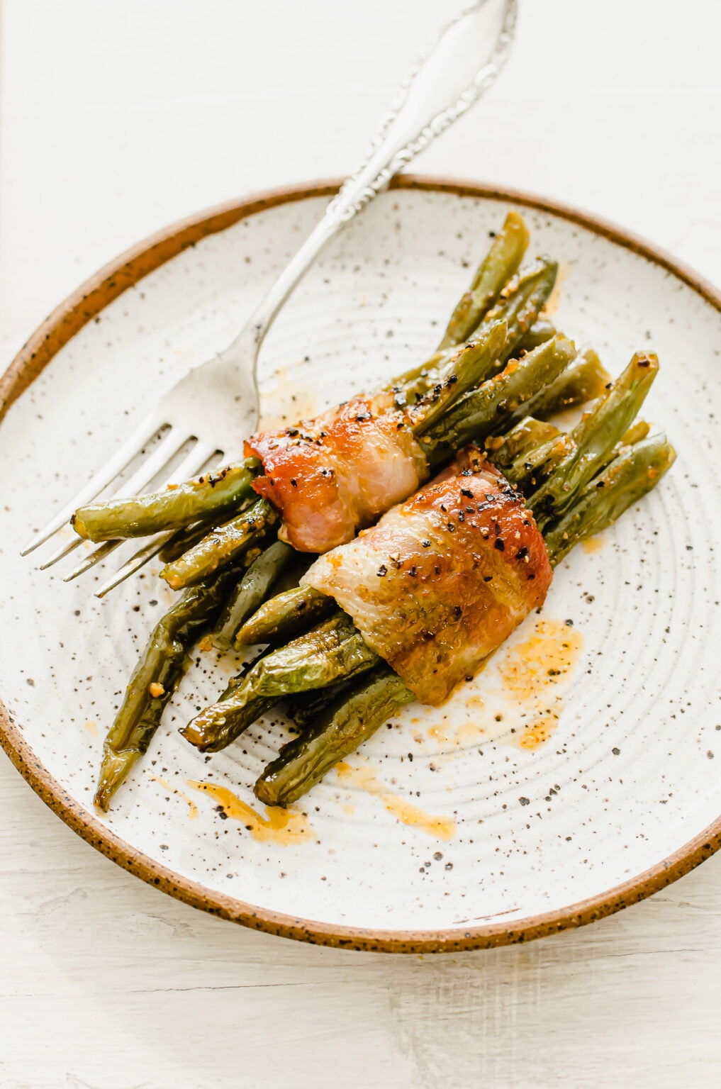 BaconWrapped Green Bean Bundles with Homemade Catalina Dressing